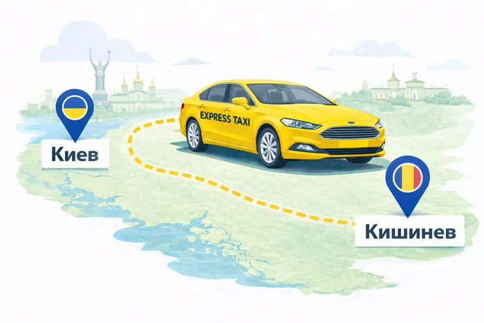Такси Киев → Кишинев ᐈ Прямой трансфер в Аэропорт✈️