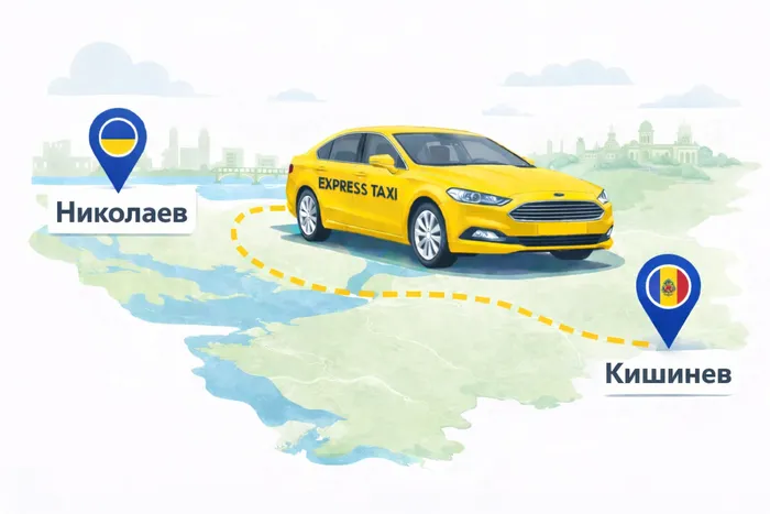 Заказать Такси Николаев - Кишинев | Трансфер в аэропорт ✈️