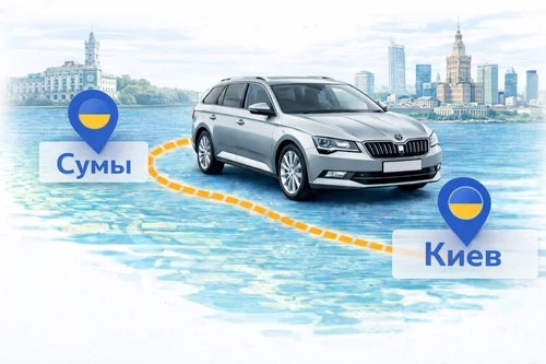 Междугороднее Такси  Сумы – Киев | по Украине недорого!