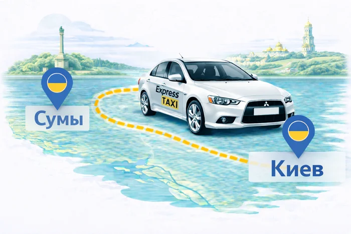 Такси Сумы → Киев ᐈ межгород по Украине недорого!