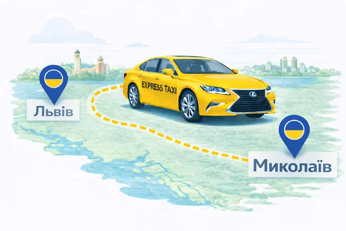 Міжміське такси Миколаїв - Львів | Express Taxi