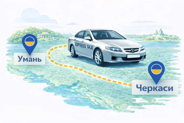 Міжміське таксі Черкаси - Умань | Express Taxi