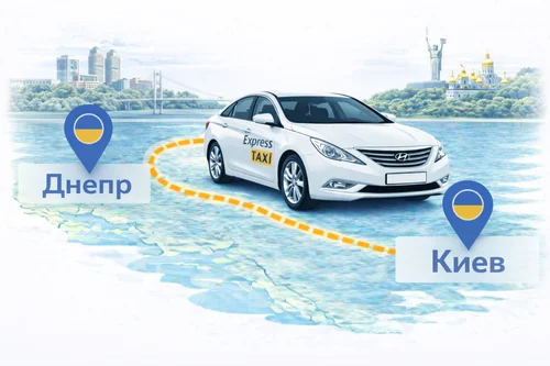 Днепр - Киев | Междугороднее такси, быстро выгодно и надёжно