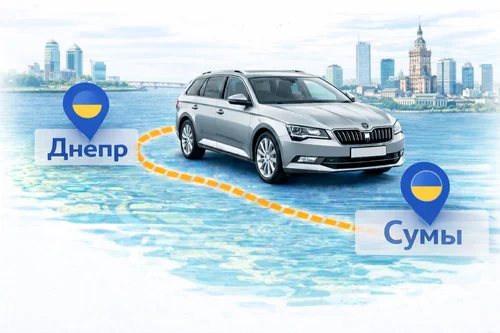 Такси Днепр - Сумы | Express Taxi