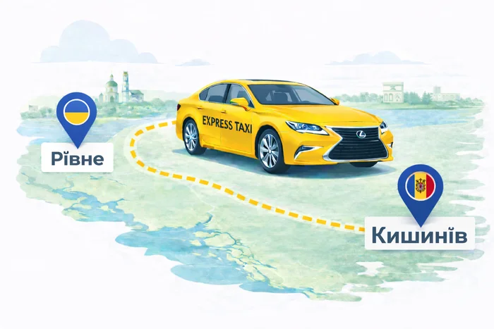 Таксі Рівне → Кишинів ᐈ Прямий трансфер в Аеропорт ✈️