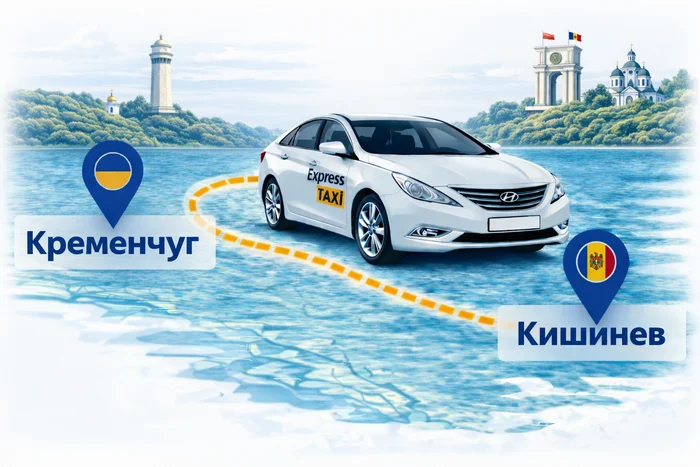 Такси Кременчуг – Кишинёв | Прямой трансфер в аєропорт✈️