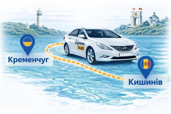 Міжнародне Таксі Кременчук – Кишинів