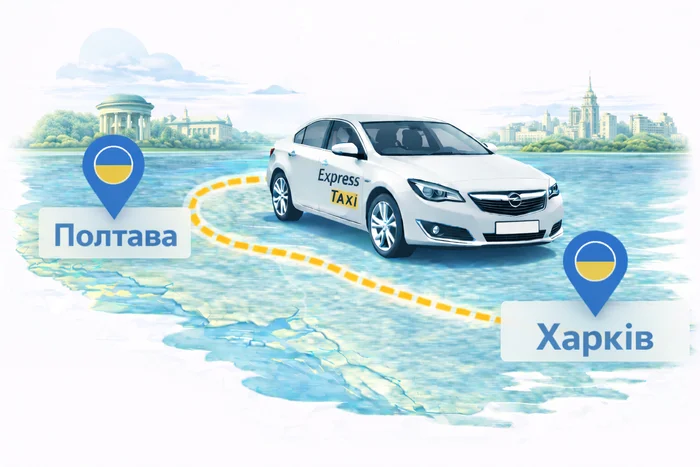 Полтава → Харків ᐈ Міжміське таксі по Україні