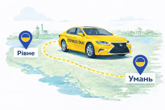 Таксі Умань → Рівне ᐈ міжміське, замовити...