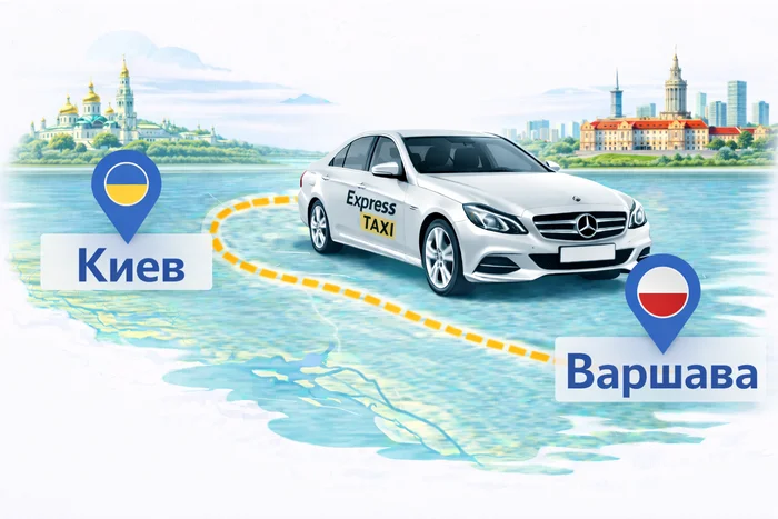 Международное такси Киев – Варшава | Цена 24.000 грн.