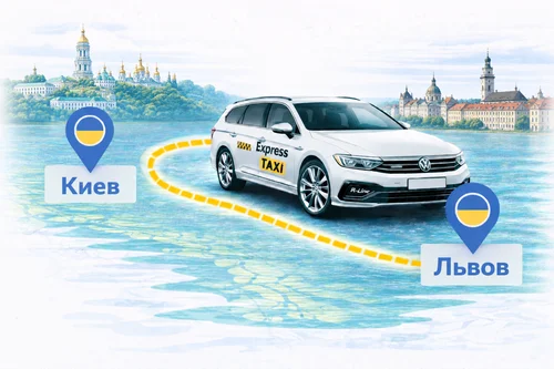 Междугороднее такси Киев – Львов 🚖 Цена 14.000 грн | Индивидуальный трансфер Express Taxi