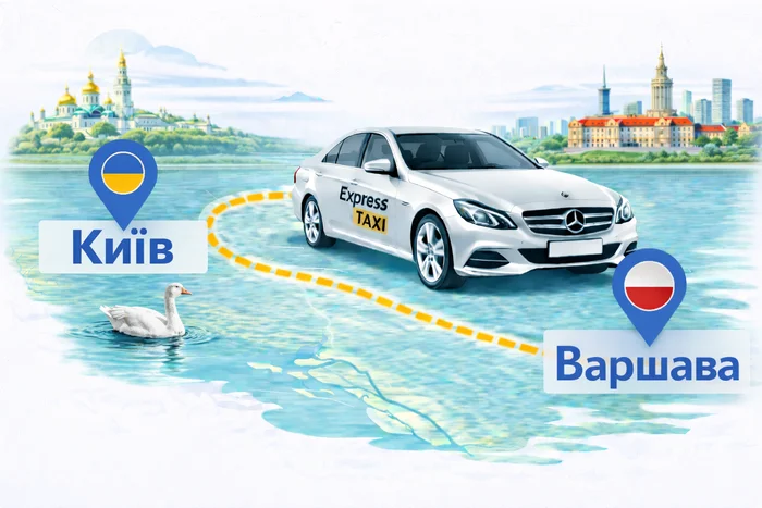 Таксі Київ → Варшава ᐈ Transfer Warszawa Aeroport Chopina✈️