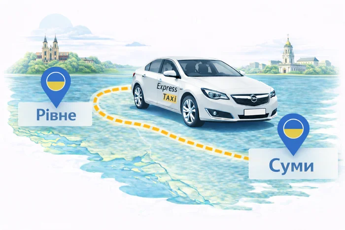 Міжміське таксі Рівне - Суми