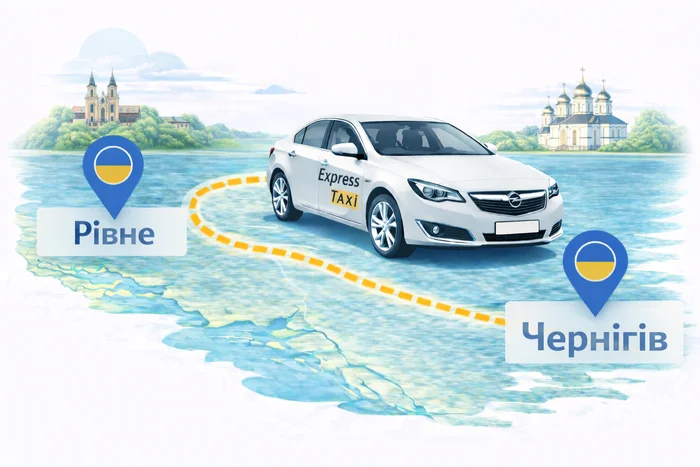 Таксі Рівне → Чернігів