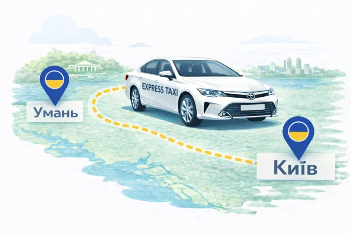 Міжміське таксі Київ – Умань — ціна 4.500 ₴ від Express Taxi | Швидкий трансфер