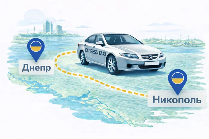 Днепр - Никополь ᐈ ЗАКАЖИ междугороднее такси по Украине