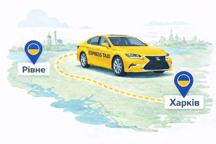Міжміське таксі Рівне – Харків від Express Taxi