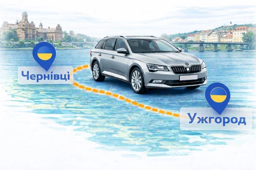 Міжміське таксі Чернівці – Ужгород  