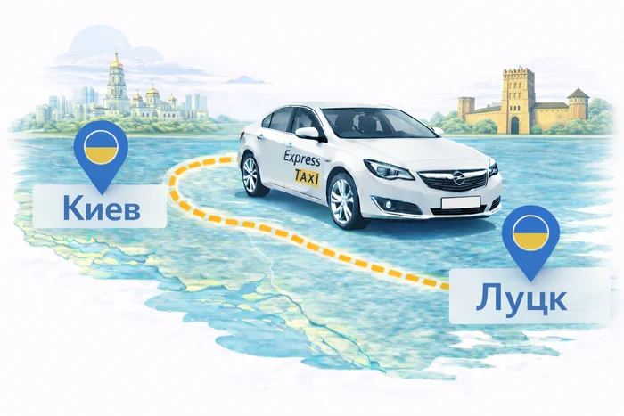 Киев → Луцк ᐈ Такси Express – Ваш надежный перевозчик!