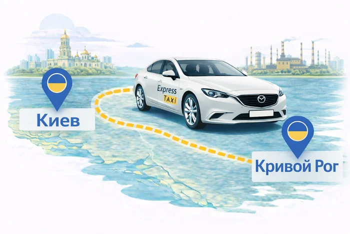 Такси Киев - Кривой Рог ᐈ комфорт, безопасность и выгодная цена