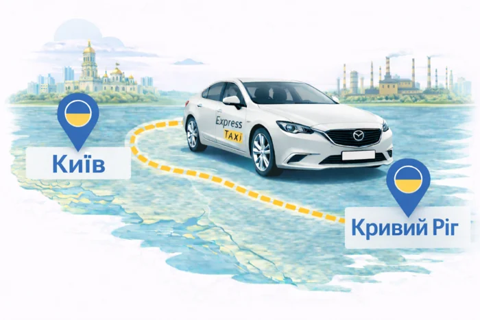 Міжміське таксі Київ – Кривий Ріг ᐈ завжди вчасно