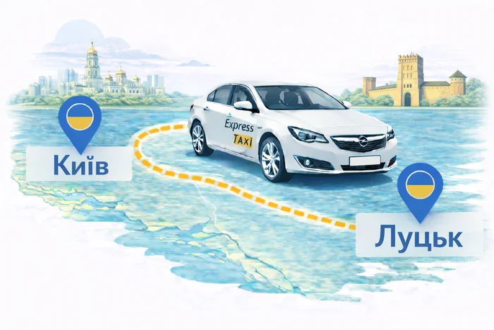 Київ → Луцьк ᐈ Таксі Express це Ваш надійний перевізник!