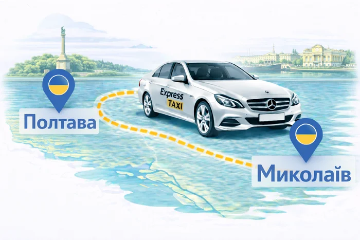 Таксі Полтава – Миколаїв ᐈ замовити поїздку на зараз