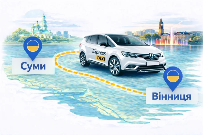 Суми → Вінниця таксі якому довіряють тисячі клієнтів по всій Україні