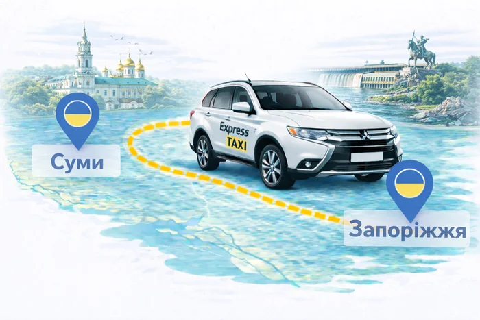 Таксі Суми – Запоріжжя ᐈ Міжміське таксі по Україне