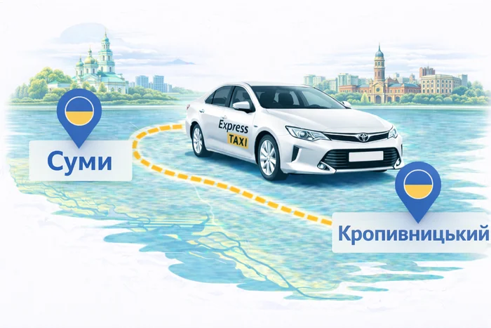 Суми – Кропивницький ᐈ недорогое таксі по Україні