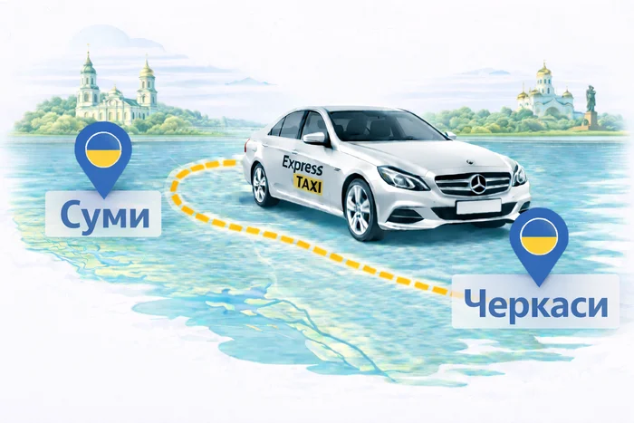Таксі Суми - Черкаси ᐈ викликати таксі, дешеві ціни по Україні