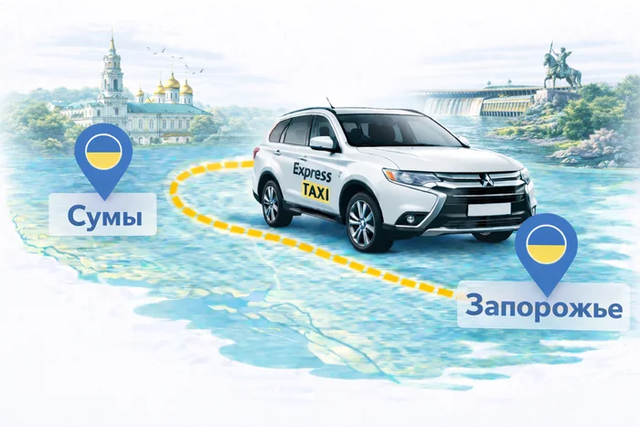 Сумы - Запорожье ᐈ такси по Украине без переплат!