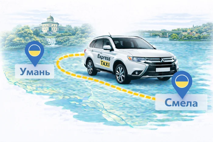 Такси Умань – Смела ᐈ Междугороднее перевозки по Украине