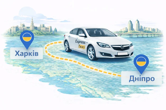 Міжміське таксі Харків - Дніпро 