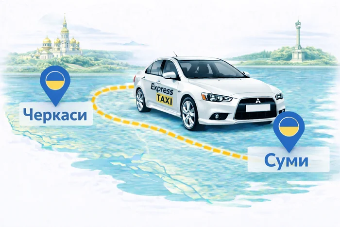 Міжміське таксі Черкаси – Суми від Express Taxi