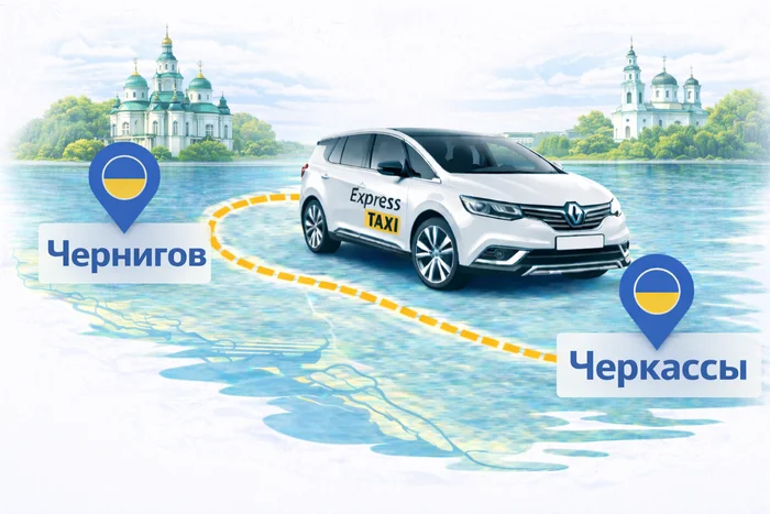 Чернигов — Черкассы ᐈ Междугороднее такси по Украине