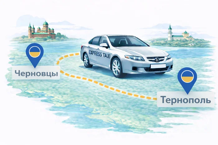 Междугороднее такси Черновцы – Тернополь | Индивидуальный трансфер, оплата картой