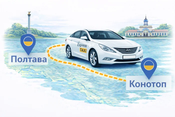 Міжміське таксі Полтава – Конотоп: комфортний трансфер від Express Taxi