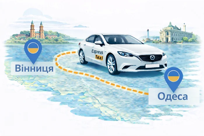 Міжміське таксі Вінниця – Одеса ціна 11.000 грн.
