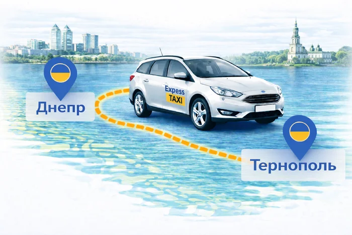 Междугороднее такси Днепр – Тернополь от Express Taxi