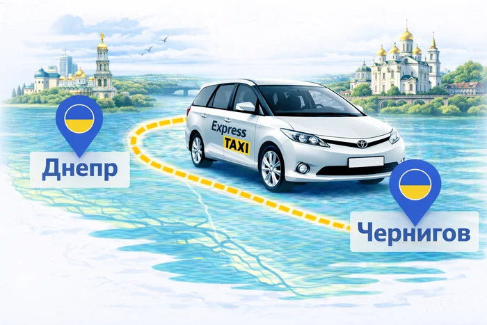 Днепр - Чернигов ᐈ Вызвать такси межгород, дешевые цены