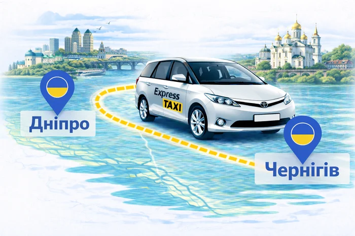 Дніпро - Чернігів ᐈ Замовити таксі межмістом, дешеві ціни