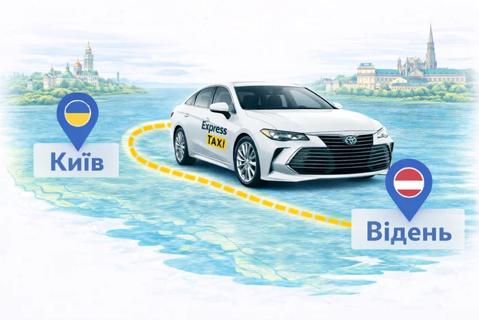 Міжміське таксі Київ – Відень: комфортний індивідуальний трансфер за вигідною ціною 1.100 $