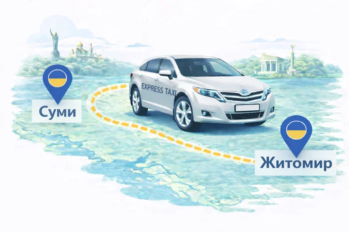 Міжміське таксі Суми – Житомир ціна 14.000 грн. | Індивідуальний трансфер Express Taxi