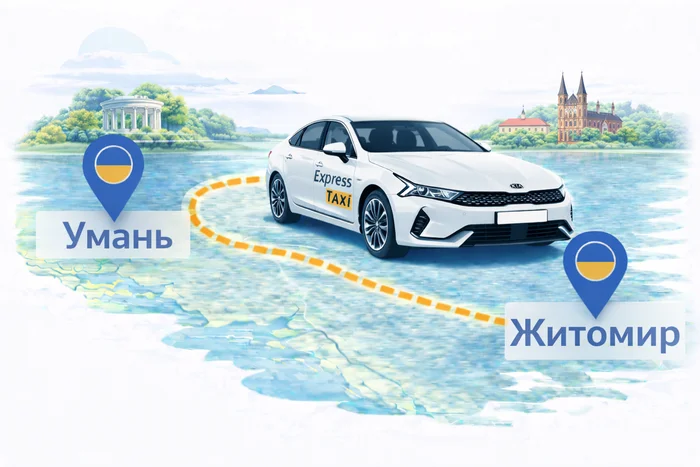 Міжміське таксі Умань – Житомир | Індивідуальний трансфер Умань – Житомир