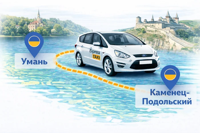 Междугороднее такси Умань – Каменец-Подольский от Express Taxi