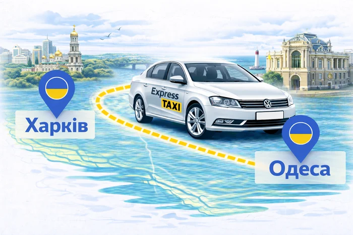 Таксі Харків - Одеса | Швидкі та доступні поїздки 24/7
