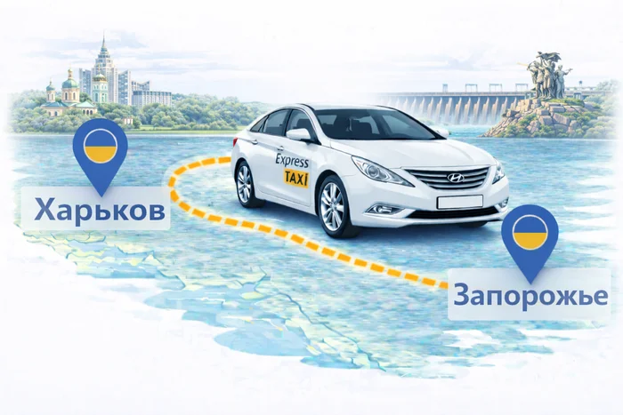 Междугороднее такси Харьков – Запорожье от Express Taxi