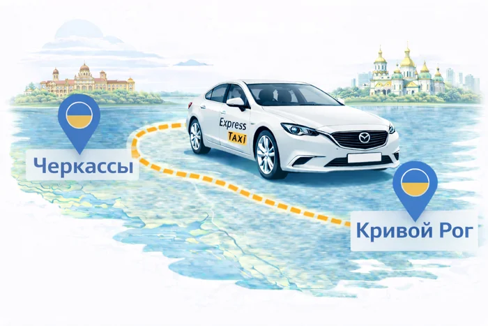 Междугороднее такси Черкассы – Кривой Рог