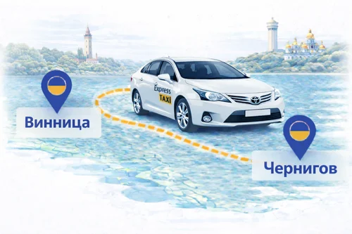 Междугороднее такси Винница – Чернигов от Express